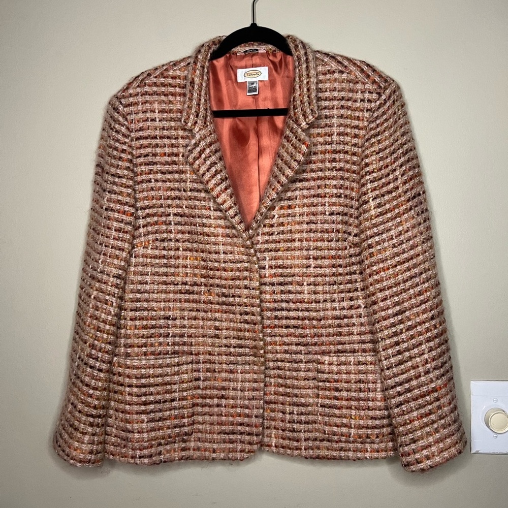Talbots Multicolor Tweed Jacket